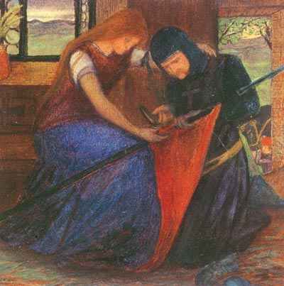 Lady with Pennant - click here to search