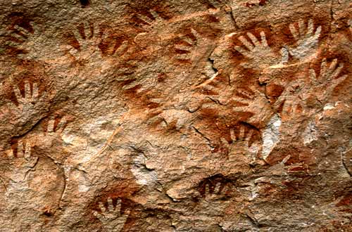 Anasazi handprints