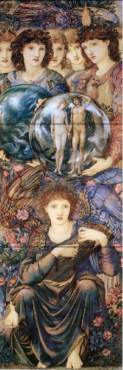 The Angels of the Sixth and Seventh Days of Creation, by Sir Edward Burne-Jones