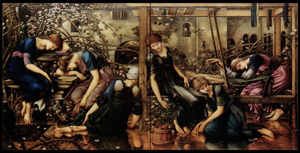 Briar Rose: The Garden Court by Edward Burne-Jones