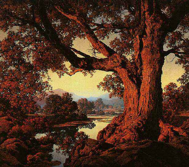 Riverbank, Maxfield Parrish